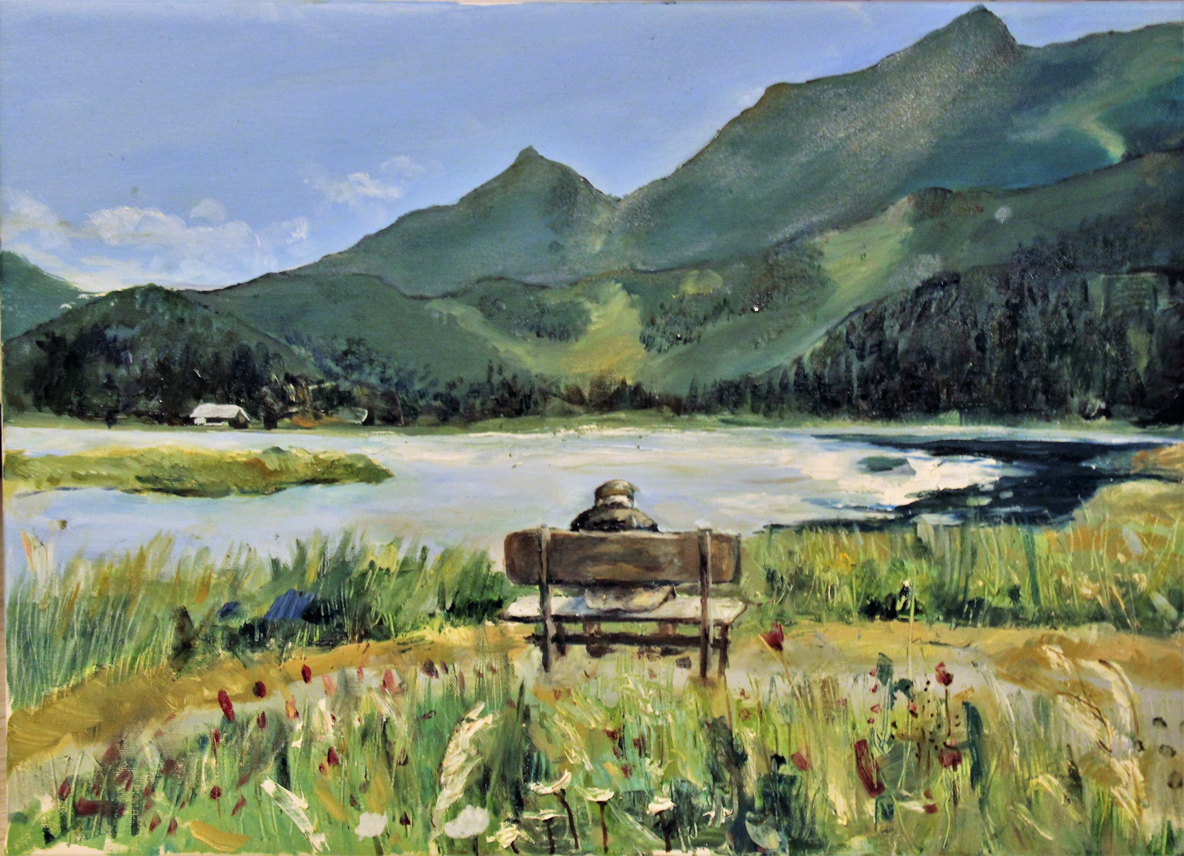 Elderly Man at the Haidsee