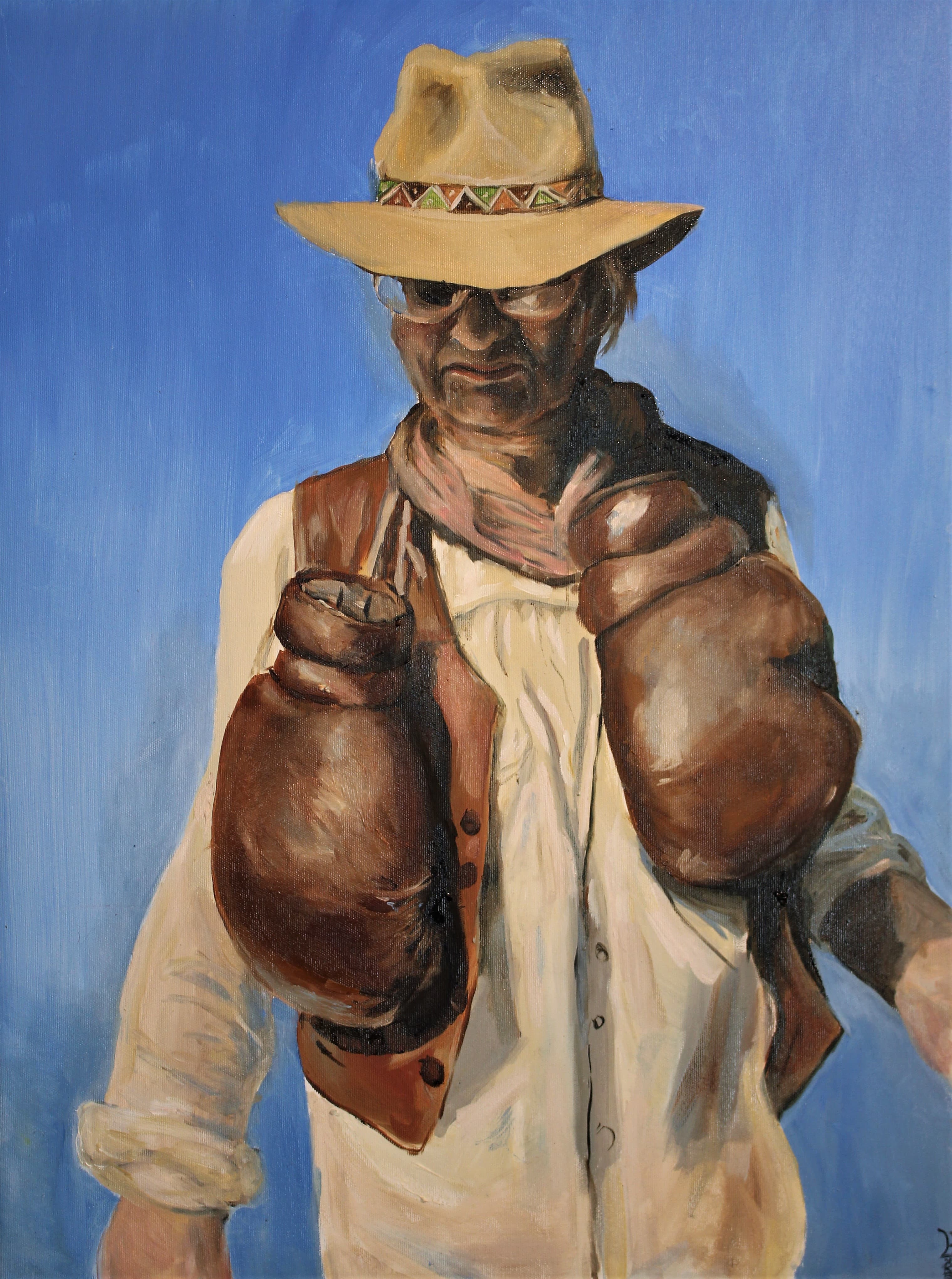 My favourite flea-market salesman and the 200€ box gloves