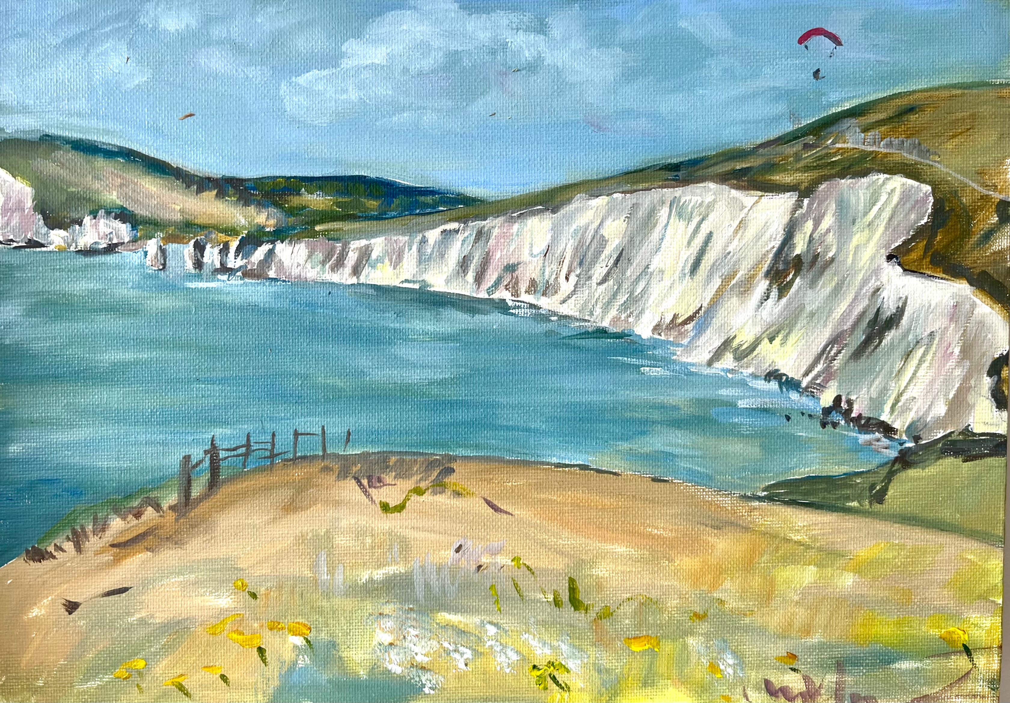Freshwater Bay from Compton Farm