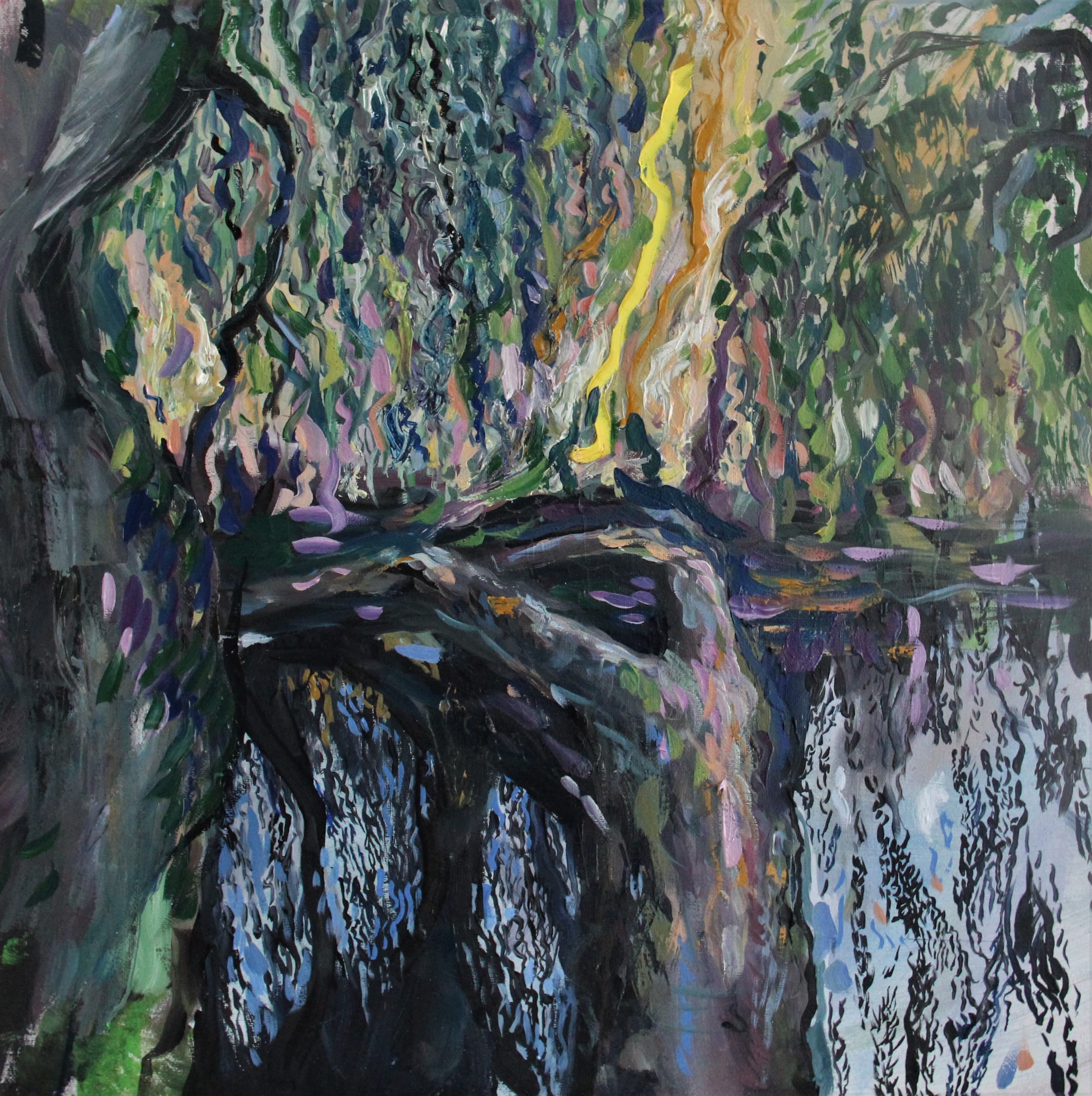 Branch Under The Willow Tree