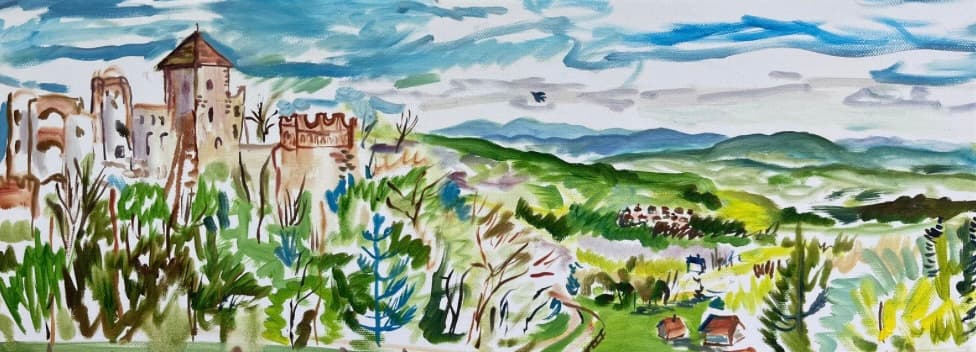 Krzeszowice Castle Plein Air